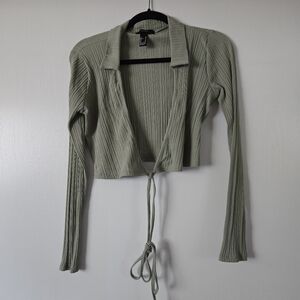 Forever21 Wrap Around Top Cropped Top